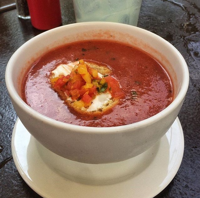Heirloom Tomato Gazpacho. Photo courtesy Terrapin fan @mattbruck on Instagram.