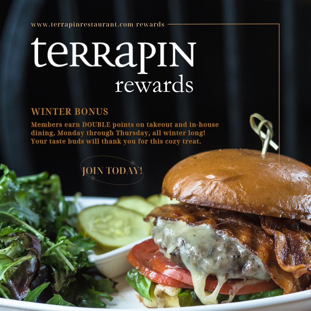 Terrapin Rewards - Double Points All Winter Long!